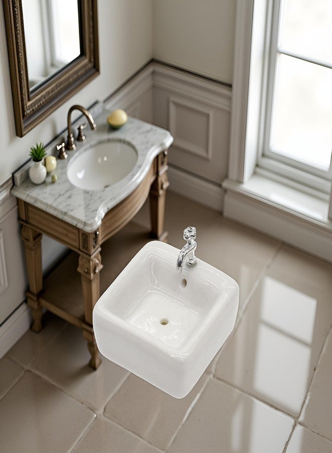 WaigN Dollhouse Wash Basin Wide Application Exquisite 1:12 Scale Doll House Furniture Sink for Entertainment Square, Furniture, Decorations - Image 3